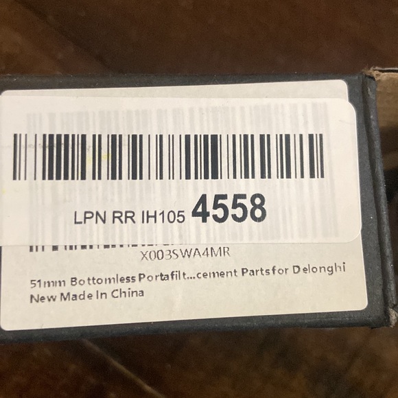 51mm bottomless portafilter stainless steel - Picture 7 of 8